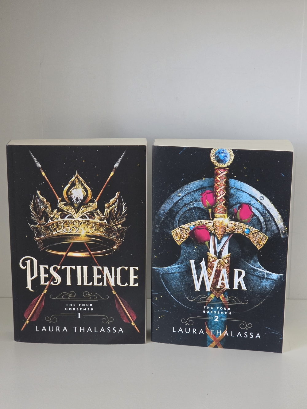 The Four Horsemen: Pestilence & War Paperback Book Set by Laura Thalassa